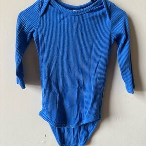 Kate Quinn Blue Ribbed One Piece *buttery soft*